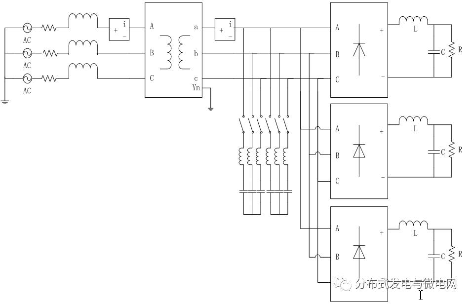  加入無源充電機濾波器的系統(tǒng)仿真模型圖