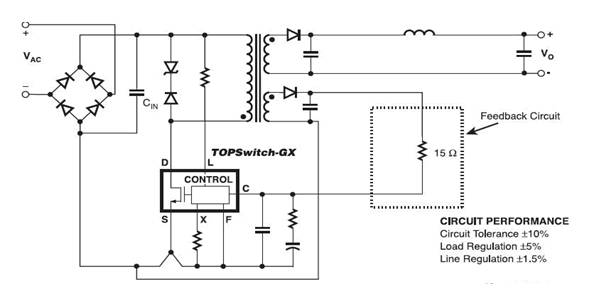 初級基本直流穩壓電源反饋電路